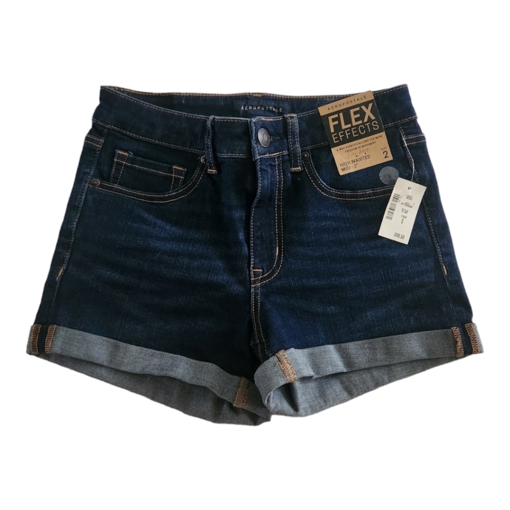 *NWT* AEROPOSTALE Jean Shorts, Size 2
